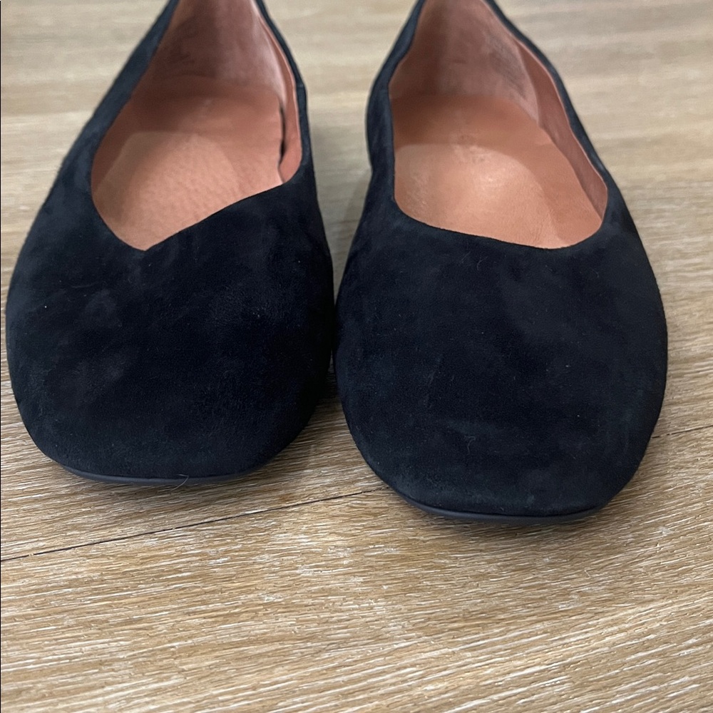 Gentle Souls by Kenneth Cole Black Suede Eugene Travel Ballet Flats size 10 - Picture 5 of 10